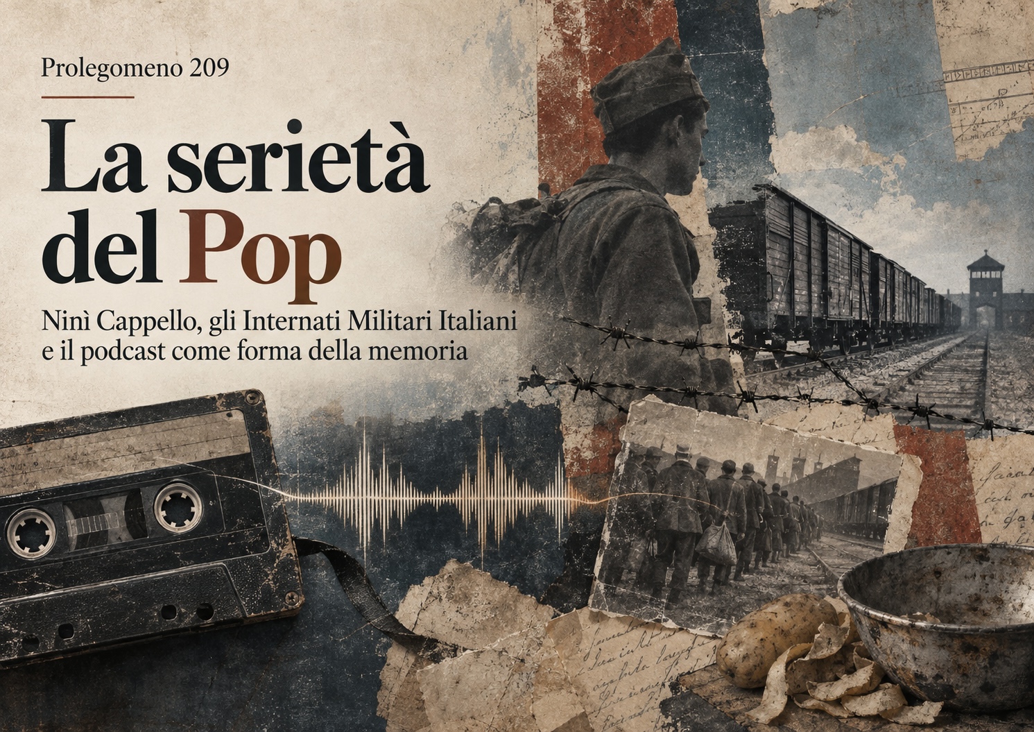 Prolegomeni al Manifesto del Pop Management 209. Storytelling Pop – La serietà del Pop. Ninì Cappello, gli Internati Militari Italiani e il podcast come forma della memoria